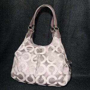 Coach Madison Maggie Grey Shoulder Bag